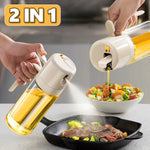 Gizmend 2-in-1 Oil Sprayer Bottle – Automatic Pour & Spray Dispenser for Cooking, BBQ & Baking