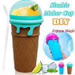 Gizmend 500ml Large Capacity Slushy Cup – Quick-Freeze Magic Smoothie & Ice Cream Maker