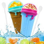Gizmend 500ml Large Capacity Slushy Cup – Quick-Freeze Magic Smoothie & Ice Cream Maker