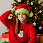 Gizmend Plush Santa Hat – Velvet Christmas Hat with Thick Plush Lining for Holiday Parties