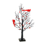 Gizmend Lighted Mini Birch Tree Light – LED Cardinals Christmas Tree Decoration