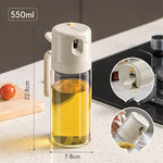 Gizmend 2-in-1 Oil Sprayer Bottle – Automatic Pour & Spray Dispenser for Cooking, BBQ & Baking