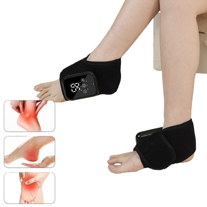 Gizmend Electric Heating Ankle Massage Belt – Cordless Hot Compress & Joint Support